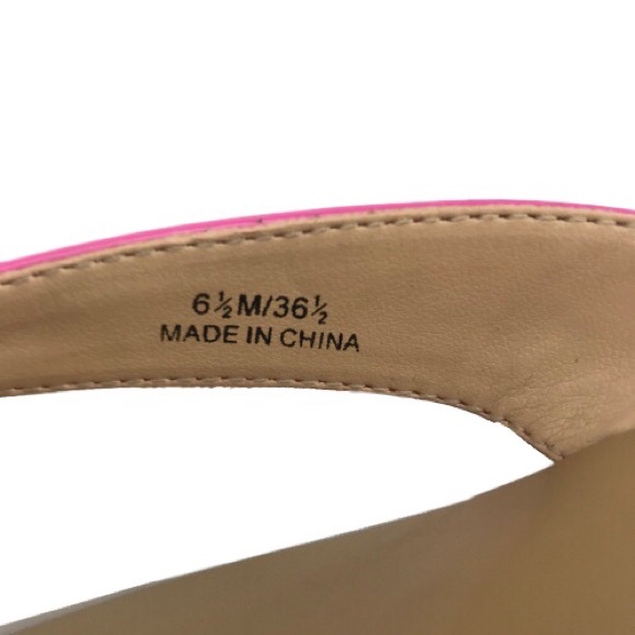 VINCE CAMUTO Flip Flops Shocking Pink Jo-Vacini - Picture 8 of 8